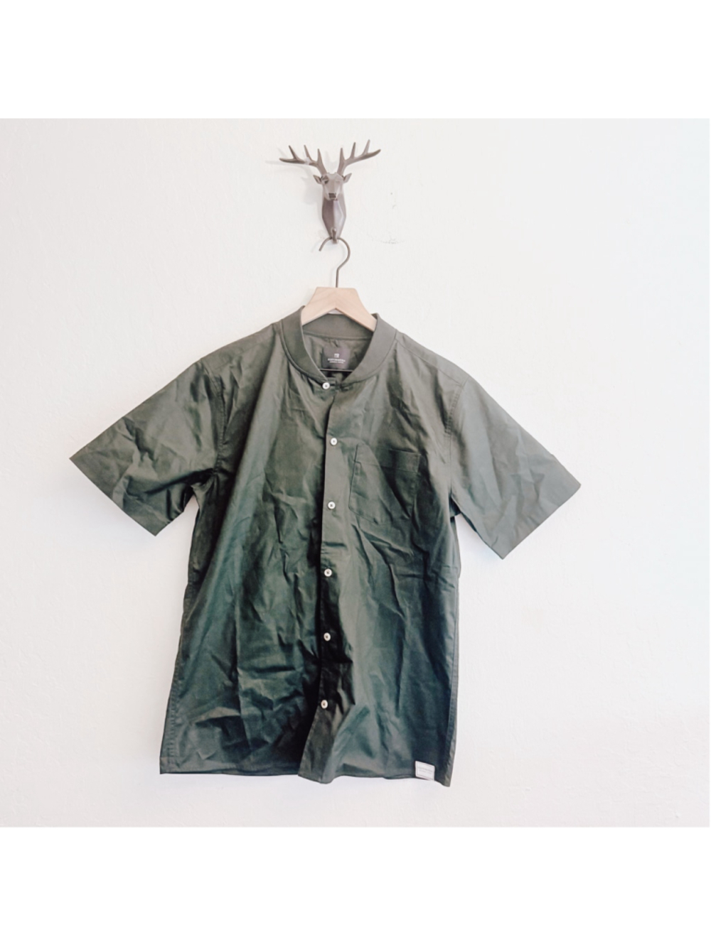 Men's Scotch & Soda Casual Button Down Shirt, Size M, Green